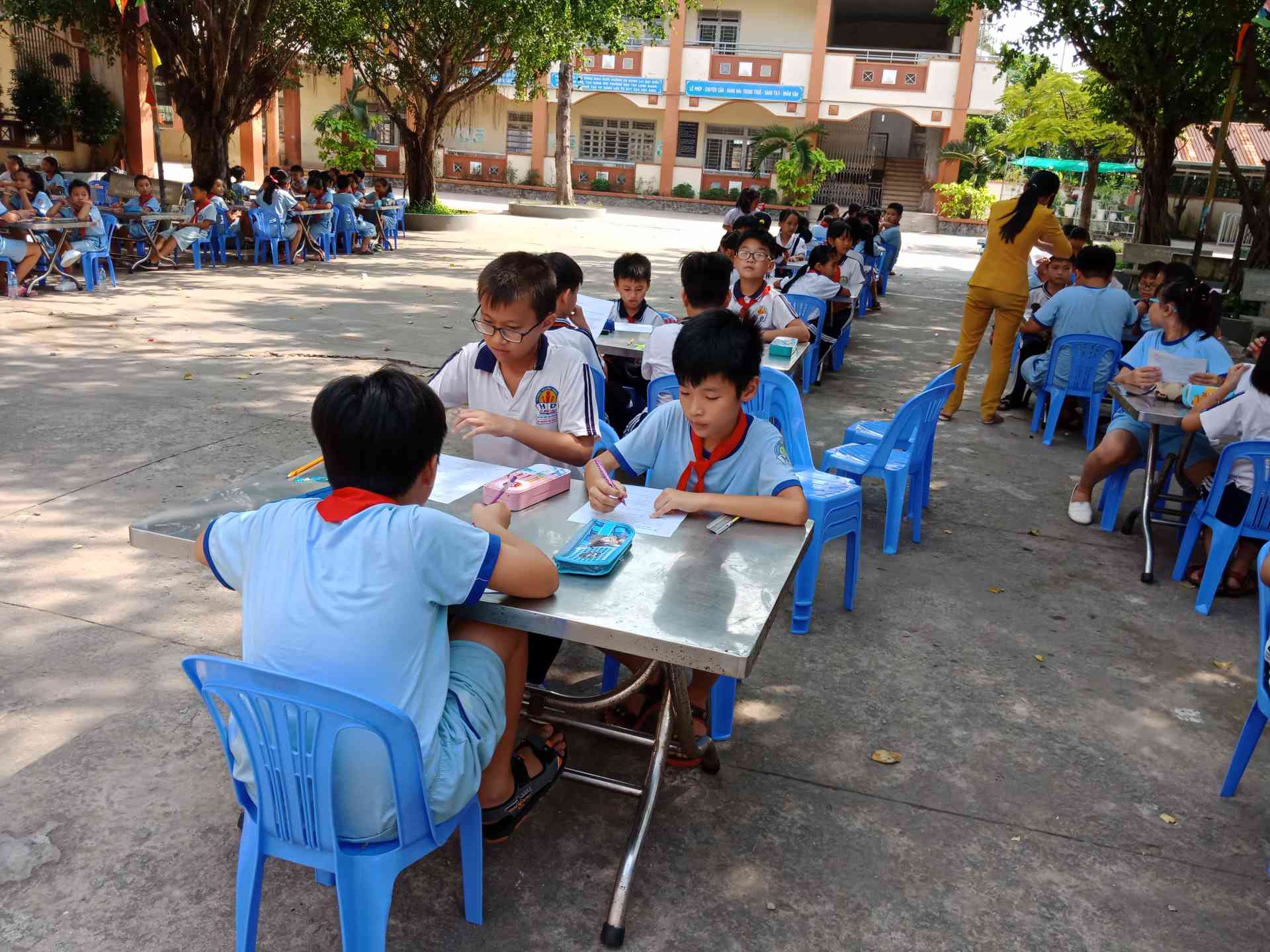 Hội thi diễn ra nghiêm túc